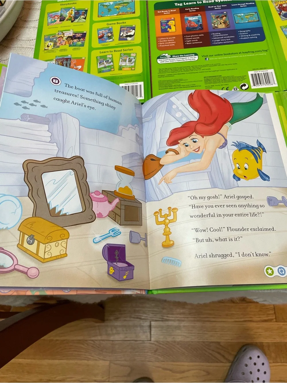 Leapfrog tag reading